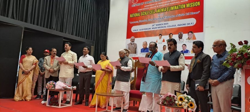 राष्ट्रीय सिकल सेल एनीमिया उन्मूलन मिशन के तहत आयोजित कार्यक्रम में शामिल हुए राज्यपाल*