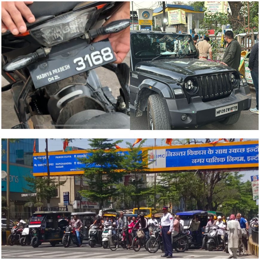 यातायात पुलिस का "सघन जागरूकता अभियान" वाहन चालकों की सराहा भी, नम्बर प्लेट, ब्लैक फिल्म, हूटर, मोडिफाईड सायलेंसर, रॉंग साइड वाहन चलाने आदि नियमो का उल्लंघन के बने चालान उल्लंघन करने पर कार्यवाही