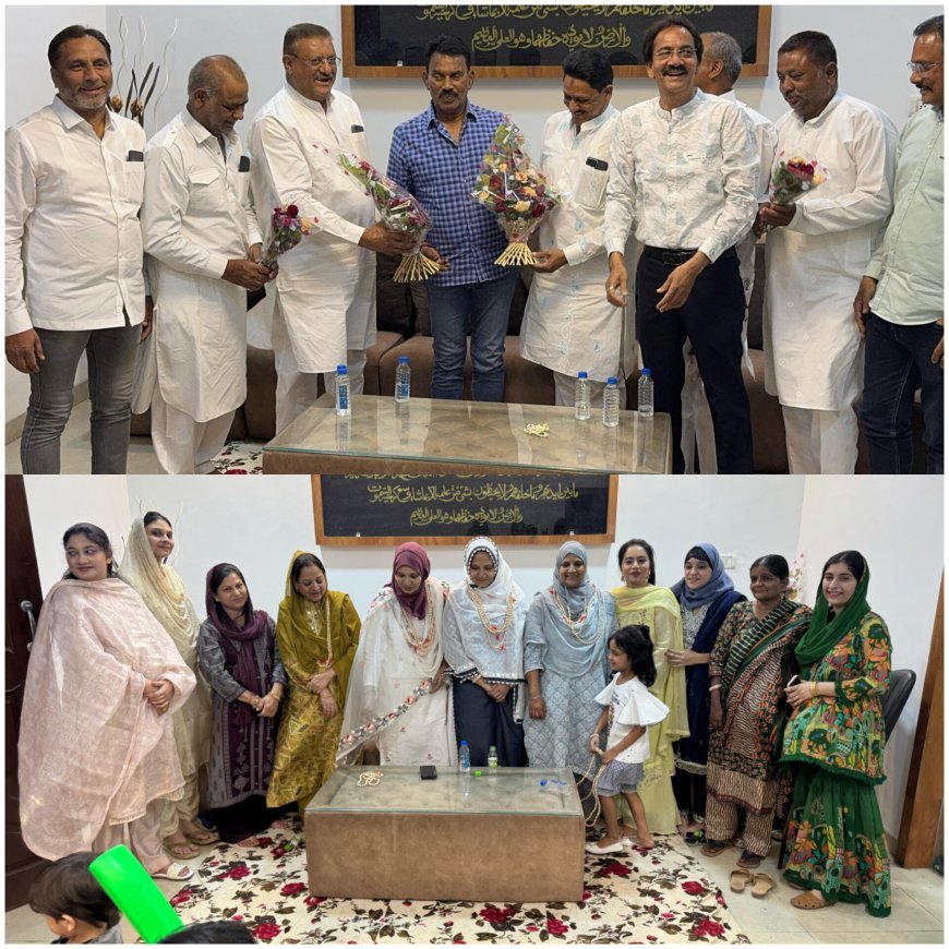 हज 2025 इंदौर से मक्का-मदीना रवाना हुए हाजियों और महिला हाजियों का भव्य स्वागत समारोह संपन्न