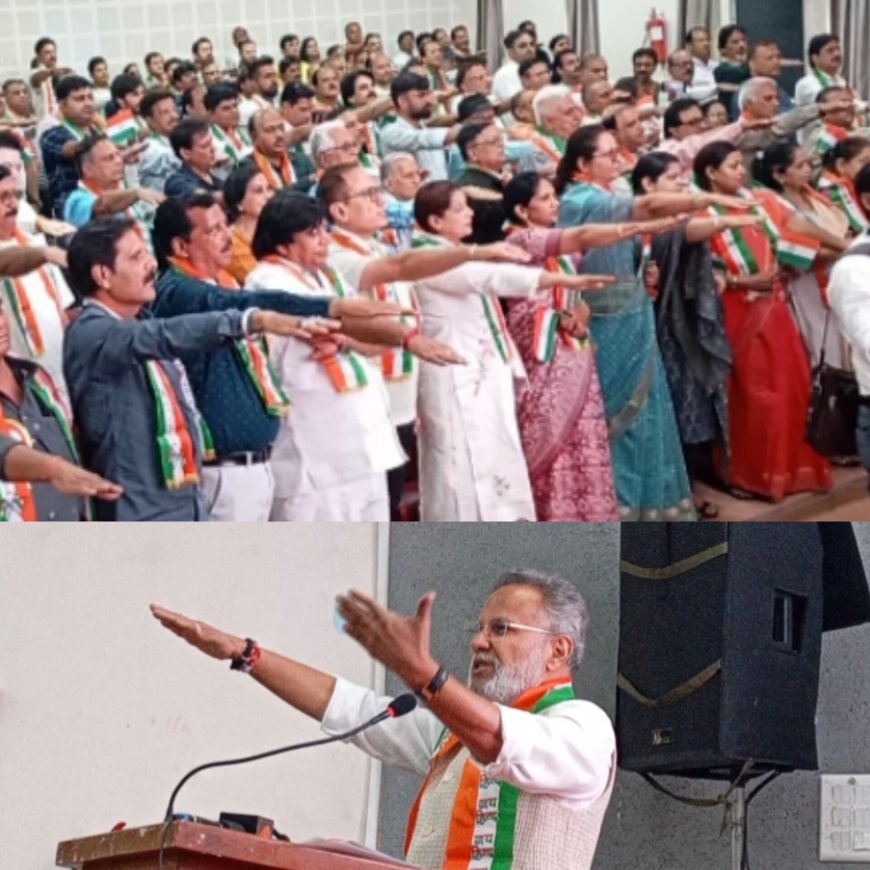 अहिल्या चेम्बर्स कॉमर्स ऑफ इंड्रस्ट्रीज के तत्वाधान आज 125व्यापारिक संगठनों के पदाधिकारी वोकल फॉर लोकल व्यवसायिक सहभागिता की शपथ लेकर बनाया इतिहास