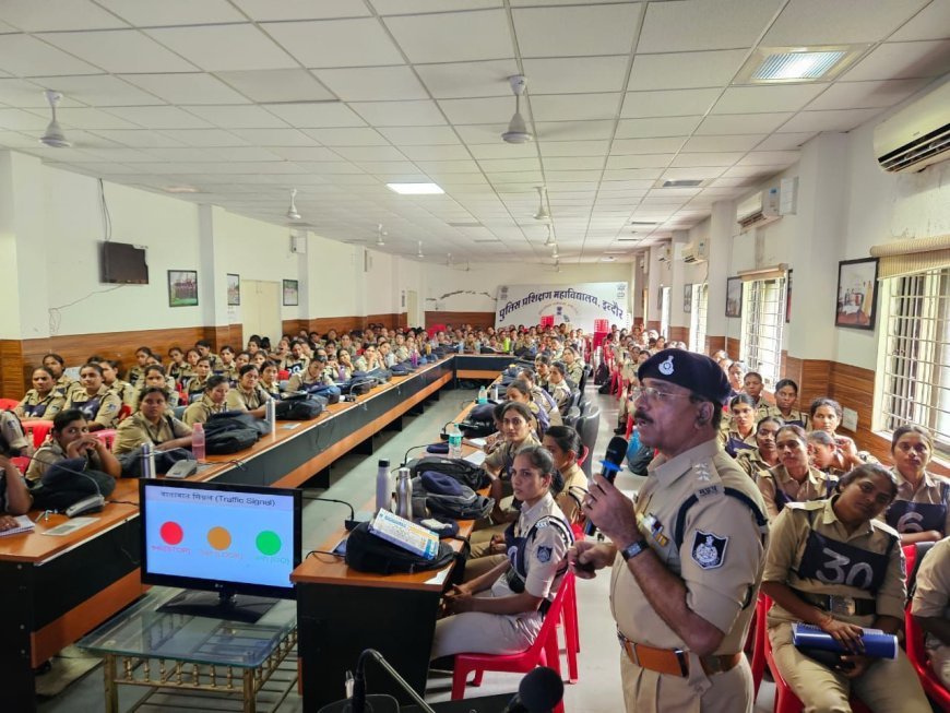 पुलिस ट्रैनिंग कॉलेज में नवारक्षको के लिए ट्रैफिक मैनेजमेंट ट्रैनिंग का आयोजन